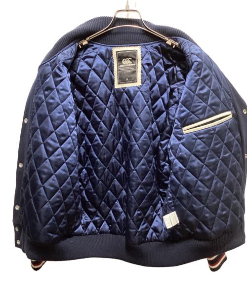 Canterbury（カンタベリー）CANTERBURY (カンタベリー) レザースタジャン ネイビー サイズ:Mの古着・服飾アイテム