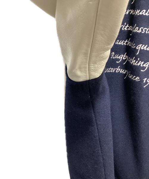 Canterbury（カンタベリー）CANTERBURY (カンタベリー) レザースタジャン ネイビー サイズ:Mの古着・服飾アイテム