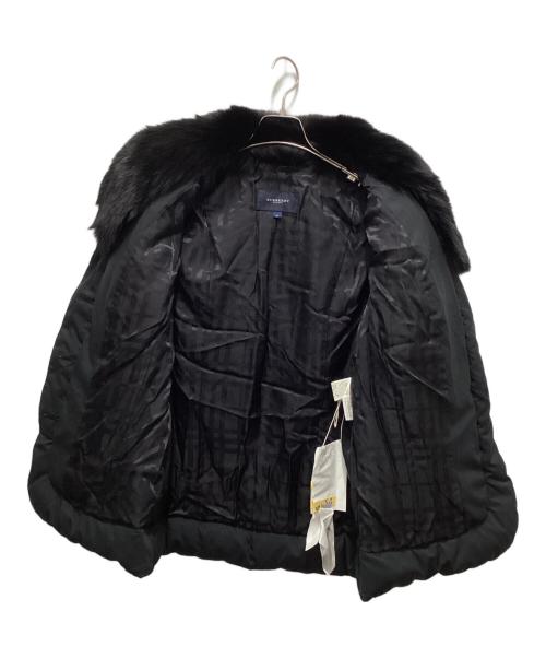 BURBERRY（バーバリー）BURBERRY (バーバリー) フォックスファーダウンジャケット ブラック サイズ:46の古着・服飾アイテム