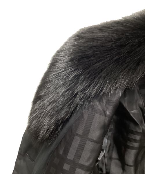 BURBERRY（バーバリー）BURBERRY (バーバリー) フォックスファーダウンジャケット ブラック サイズ:46の古着・服飾アイテム