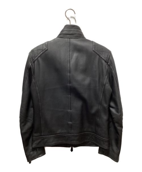 BURBERRY（バーバリー）BURBERRY (バーバリー) シングルライダースジャケット ブラック サイズ:Ｍの古着・服飾アイテム