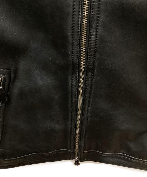 BURBERRY（バーバリー）BURBERRY (バーバリー) シングルライダースジャケット ブラック サイズ:Ｍの古着・服飾アイテム