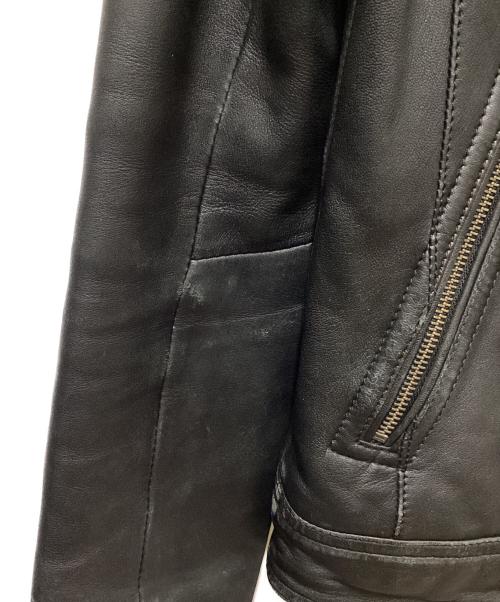 BURBERRY（バーバリー）BURBERRY (バーバリー) シングルライダースジャケット ブラック サイズ:Ｍの古着・服飾アイテム