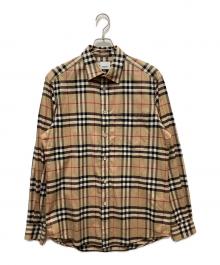 BURBERRY（バーバリー）の古着「ノバチェックシャツ」｜ベージュ