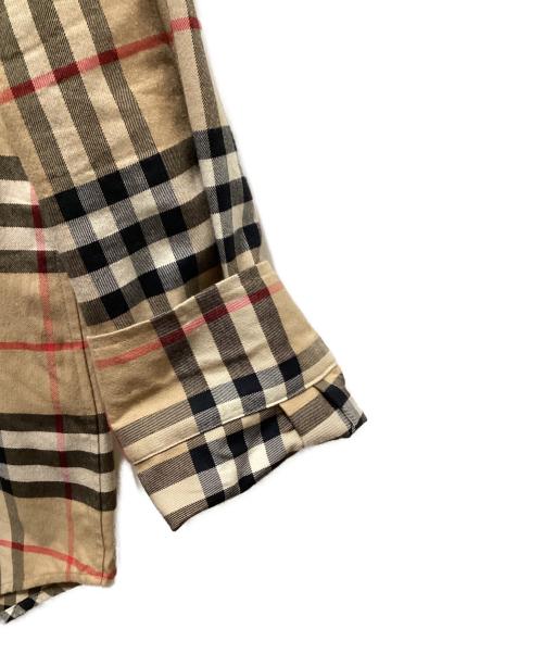 BURBERRY（バーバリー）BURBERRY (バーバリー) ノバチェックシャツ ベージュ サイズ:Mの古着・服飾アイテム