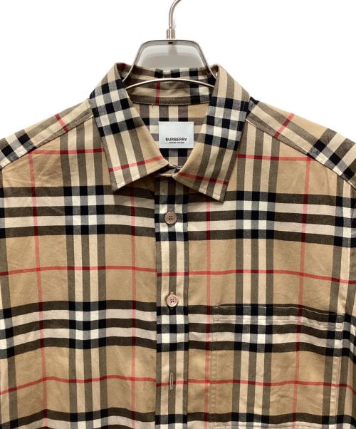 BURBERRY（バーバリー）BURBERRY (バーバリー) ノバチェックシャツ ベージュ サイズ:Mの古着・服飾アイテム