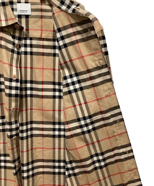 BURBERRY（バーバリー）BURBERRY (バーバリー) ノバチェックシャツ ベージュ サイズ:Mの古着・服飾アイテム
