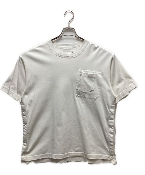 sacai（サカイ）sacai (サカイ) COTTON JERSEY T-SHIRT ホワイト サイズ:２の古着・服飾アイテム