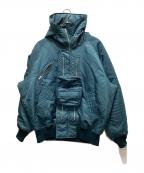 PHINGERINフィンガリン）の古着「ELEVATION HOODED BOMBER JACKT」｜グリーン