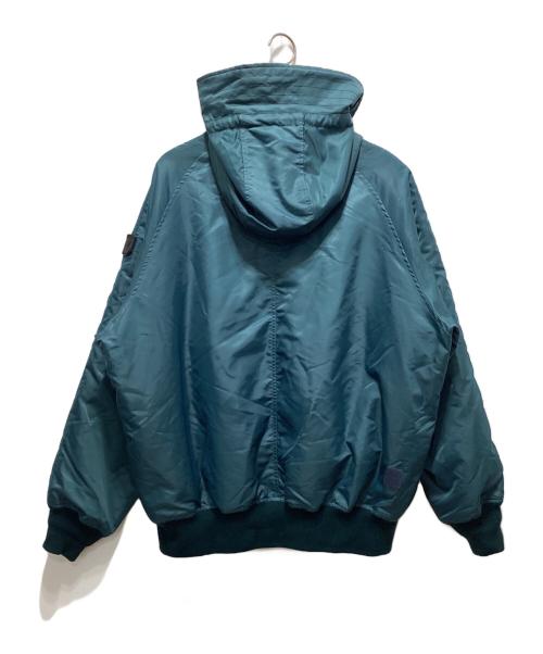 PHINGERIN（フィンガリン）PHINGERIN (フィンガリン) ELEVATION HOODED BOMBER JACKT グリーン サイズ:Lの古着・服飾アイテム