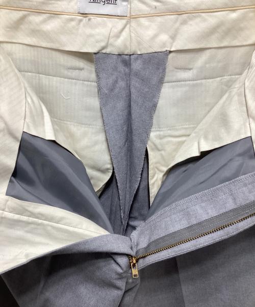 Tangent（タンジェント）Tangent (タンジェント) ウールタックパンツ グレー サイズ:48の古着・服飾アイテム