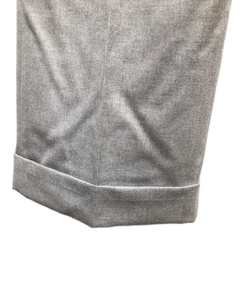 Tangent（タンジェント）Tangent (タンジェント) ウールタックパンツ グレー サイズ:48の古着・服飾アイテム