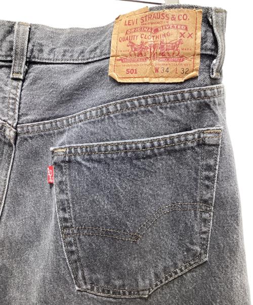 LEVI'S（リーバイス）LEVI'S (リーバイス) 先染め501デニムパンツ ブラック サイズ:W34の古着・服飾アイテム
