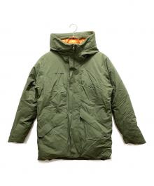MAMMUT（マムート）の古着「フローバーグ ハードシェル サーモ フーデッド コート」｜グリーン