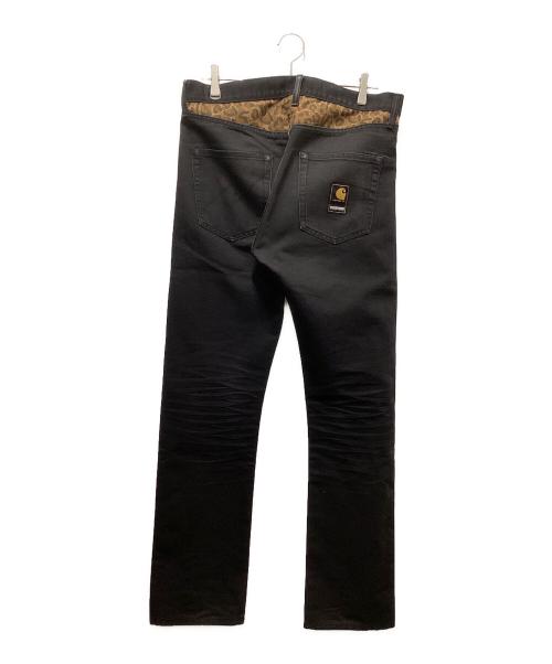 CarHartt（カーハート）CarHartt (カーハート) NEIGHBORHOOD (ネイバーフッド) 別注ワークパンツ ブラック サイズ:Lの古着・服飾アイテム