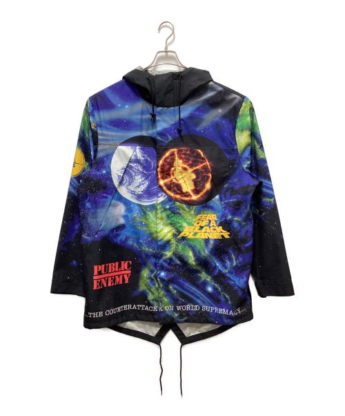 SUPREME（シュプリーム）SUPREME (シュプリーム) UNDERCOVER (アンダーカバー) Public Enemy Taped Seam Parka ブルー サイズ:Lの古着・服飾アイテム
