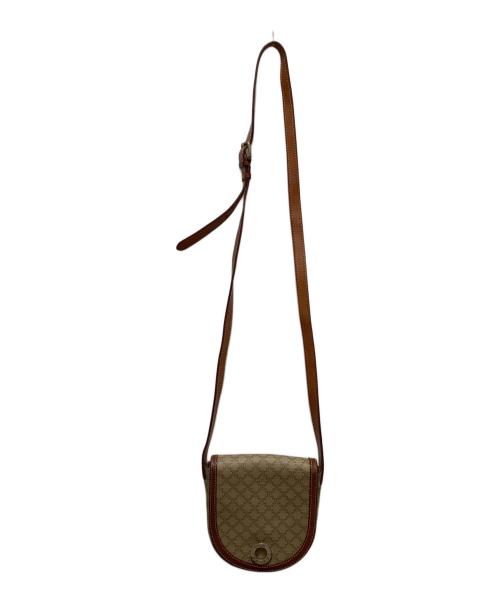 CELINE（セリーヌ）CELINE (セリーヌ) マカダムミニショルダーバッグ ベージュの古着・服飾アイテム