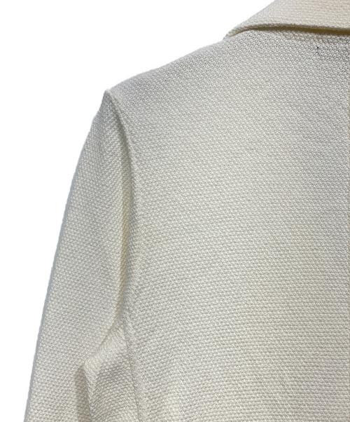 LARDINI（ラルディーニ）LARDINI (ラルディーニ) コットンダブルジャケット ホワイト サイズ:Sの古着・服飾アイテム