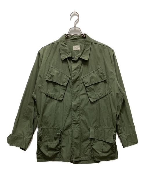 US ARMY（ユーエスアーミー）US ARMY (ユーエスアーミー) ジャングルファティーグジャケット グリーン サイズ:Lの古着・服飾アイテム