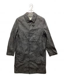 MACKINTOSH（マッキントッシュ）の古着「コットンデニム ステンカラーコート」｜グレー