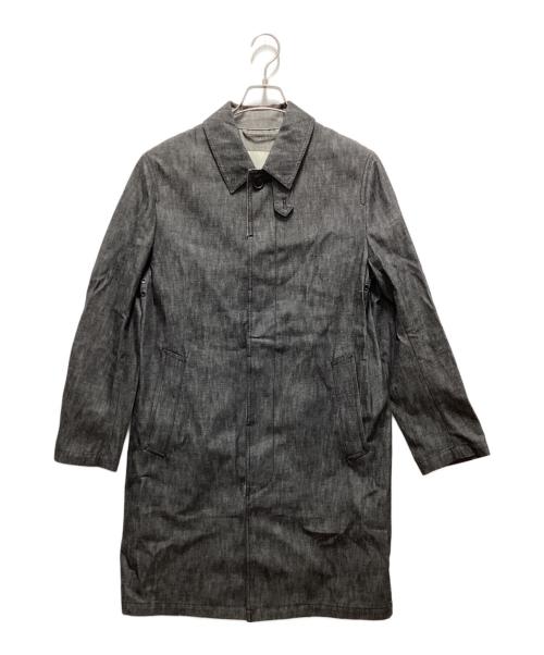 MACKINTOSH（マッキントッシュ）MACKINTOSH (マッキントッシュ) コットンデニム ステンカラーコート グレー サイズ:36の古着・服飾アイテム