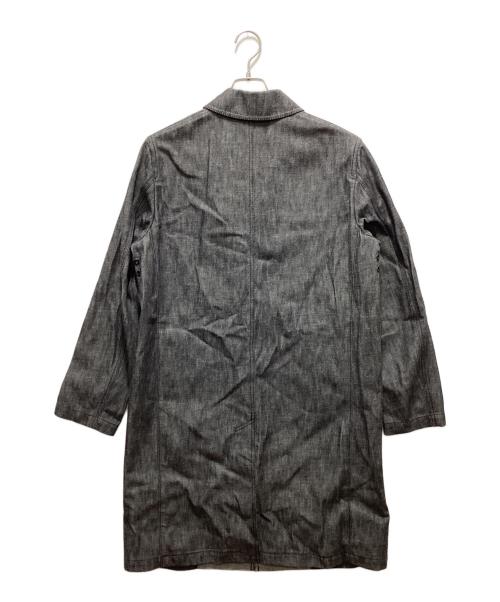 MACKINTOSH（マッキントッシュ）MACKINTOSH (マッキントッシュ) コットンデニム ステンカラーコート グレー サイズ:36の古着・服飾アイテム