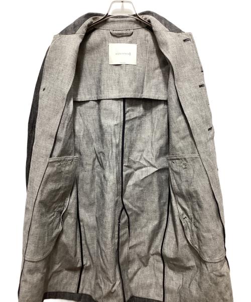 MACKINTOSH（マッキントッシュ）MACKINTOSH (マッキントッシュ) コットンデニム ステンカラーコート グレー サイズ:36の古着・服飾アイテム
