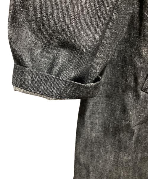 MACKINTOSH（マッキントッシュ）MACKINTOSH (マッキントッシュ) コットンデニム ステンカラーコート グレー サイズ:36の古着・服飾アイテム