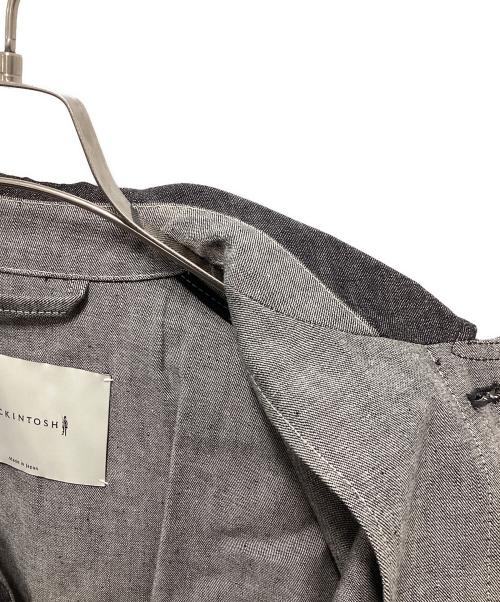 MACKINTOSH（マッキントッシュ）MACKINTOSH (マッキントッシュ) コットンデニム ステンカラーコート グレー サイズ:36の古着・服飾アイテム
