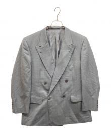 Aquascutum（アクアスキュータム）の古着「ダブルジャケット」｜グレー