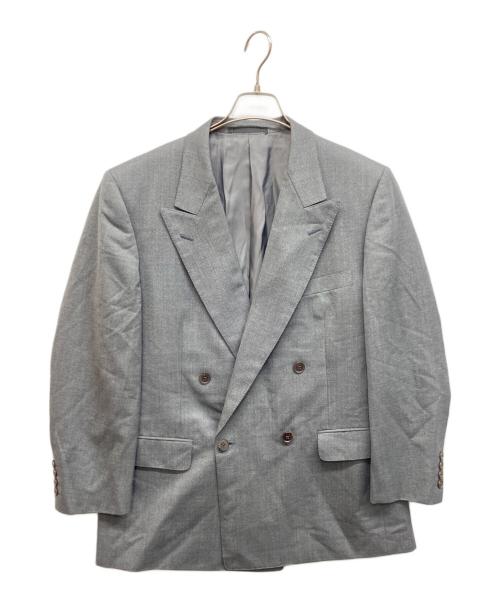 Aquascutum（アクアスキュータム）Aquascutum (アクアスキュータム) ダブルジャケット グレー サイズ:96の古着・服飾アイテム