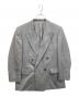 Aquascutum（アクアスキュータム）の古着「ダブルジャケット」｜グレー
