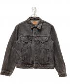 LEVI'Sリーバイス）の古着「先染めブラックデニムジャケット」｜ブラック