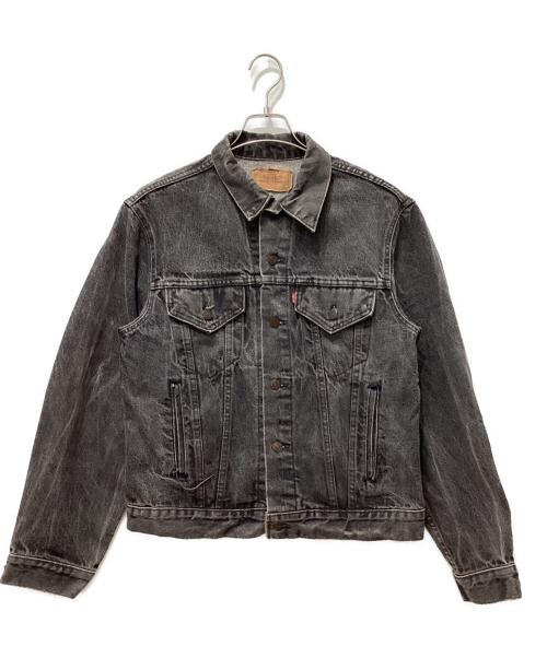 LEVI'S（リーバイス）LEVI'S (リーバイス) 先染めブラックデニムジャケット ブラック サイズ:42の古着・服飾アイテム