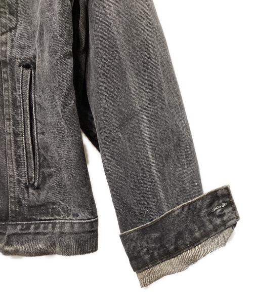 LEVI'S（リーバイス）LEVI'S (リーバイス) 先染めブラックデニムジャケット ブラック サイズ:42の古着・服飾アイテム