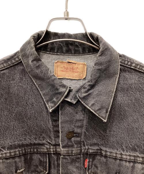 LEVI'S（リーバイス）LEVI'S (リーバイス) 先染めブラックデニムジャケット ブラック サイズ:42の古着・服飾アイテム