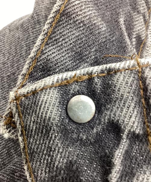 LEVI'S（リーバイス）LEVI'S (リーバイス) 先染めブラックデニムジャケット ブラック サイズ:42の古着・服飾アイテム