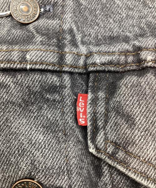 LEVI'S（リーバイス）LEVI'S (リーバイス) 先染めブラックデニムジャケット ブラック サイズ:42の古着・服飾アイテム