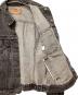 中古・古着 LEVI'S (リーバイス) 先染めブラックデニムジャケット ブラック サイズ:42：70000円