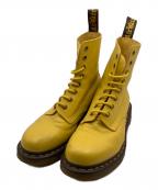 Dr.Martensドクターマーチン）の古着「パスカル 8ホールレースアップブーツ」｜イエロー