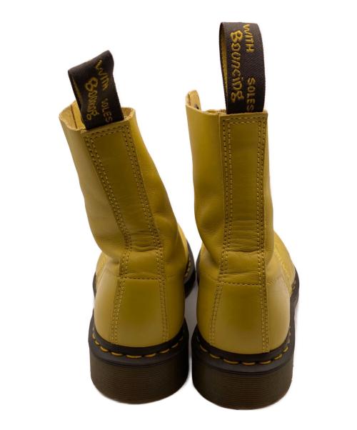 Dr.Martens（ドクターマーチン）Dr.Martens (ドクターマーチン) パスカル 8ホールレースアップブーツ イエロー サイズ:UK6の古着・服飾アイテム