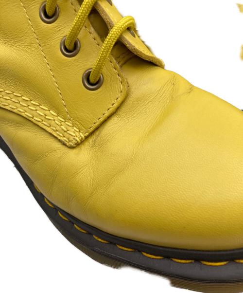 Dr.Martens（ドクターマーチン）Dr.Martens (ドクターマーチン) パスカル 8ホールレースアップブーツ イエロー サイズ:UK6の古着・服飾アイテム
