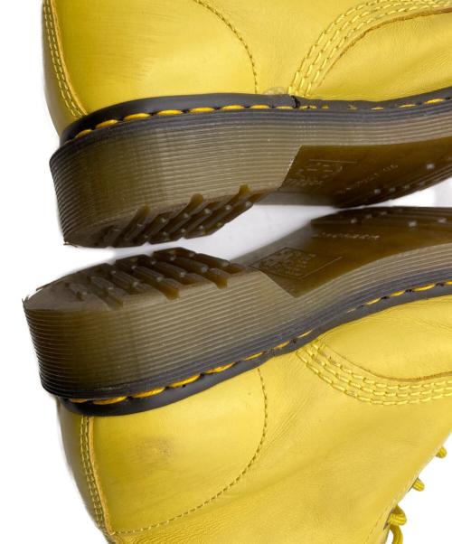 Dr.Martens（ドクターマーチン）Dr.Martens (ドクターマーチン) パスカル 8ホールレースアップブーツ イエロー サイズ:UK6の古着・服飾アイテム