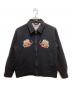 HOUSTON（ヒューストン）の古着「MELTON TOUR JACKET『DRAGON』」｜ブラック
