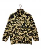 A BATHING APEアベイシングエイプ）の古着「1st CAMOジャケット」｜ベージュ×ブラック
