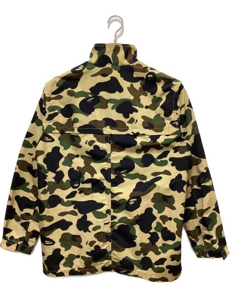 A BATHING APE（アベイシングエイプ）A BATHING APE (アベイシングエイプ) 1st CAMOジャケット ベージュ×ブラック サイズ:Lの古着・服飾アイテム