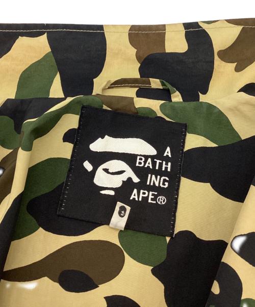 A BATHING APE（アベイシングエイプ）A BATHING APE (アベイシングエイプ) 1st CAMOジャケット ベージュ×ブラック サイズ:Lの古着・服飾アイテム