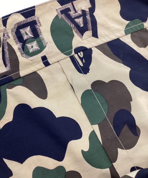 A BATHING APE（アベイシングエイプ）A BATHING APE (アベイシングエイプ) 1st CAMOジャケット ベージュ×ブラック サイズ:Lの古着・服飾アイテム