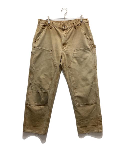 CarHartt（カーハート）CarHartt (カーハート) ダブルニーペインターパンツ ベージュ サイズ:W38の古着・服飾アイテム