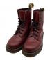 Dr.Martens（ドクターマーチン）の古着「8ホールレースアップブーツ」｜レッド